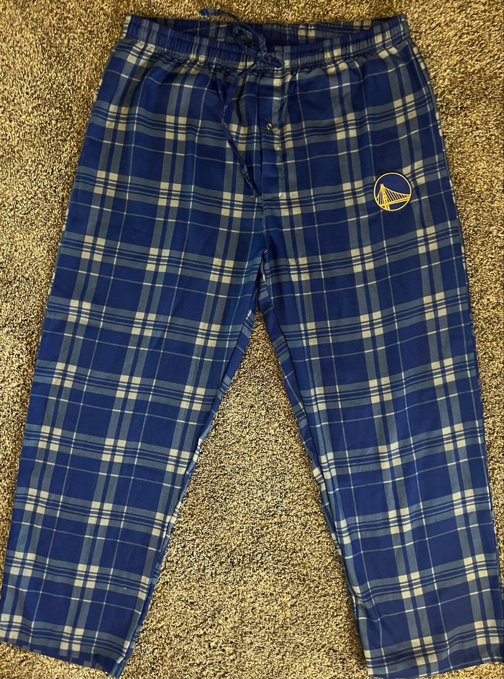 Golden State Warriors NBA Concepts Sports XL Blue Pajama Bottoms (NWT)